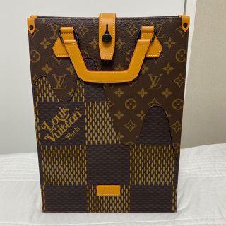 ヴィトン(LOUIS VUITTON) ダミエ トートバッグ(メンズ)(ブラック/黒色 ...