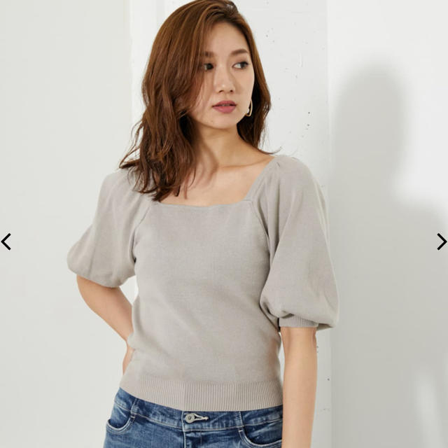 rienda(リエンダ)のrienda♡バックリボンKnit TOP レディースのトップス(ニット/セーター)の商品写真