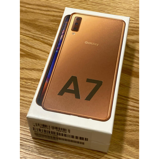 【新品未開封】Galaxy A7 Gold 64GB simフリー