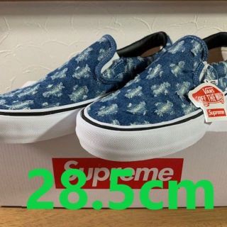 シュプリーム(Supreme)のSupreme Vans Hole Punch Denim Slip-On(スリッポン/モカシン)