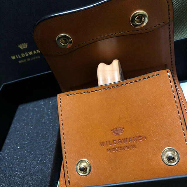 王冠ロゴ　ワイルドスワンズ　フルグレイン  パーム メンズのファッション小物(折り財布)の商品写真
