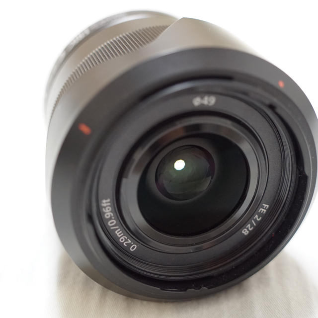 sony sel28f20 eマウント 28mm f2 レンズ スマホ/家電/カメラ カメラ