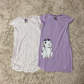 エイチアンドエム(H&M)の【H&M 146/152】半袖ナイティ２枚セット(パジャマ)