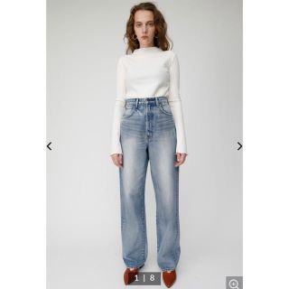 マウジー(moussy)のHW DAMAGE LOOSE STRAIGHT(デニム/ジーンズ)