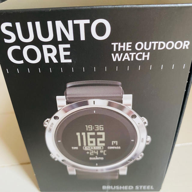 メンズSUUNTO(スント) スントコア ブラッシュドスチール SS020339000