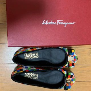 サルヴァトーレフェラガモ(Salvatore Ferragamo)のフェラガモ　フラットシューズ　24センチ(その他)