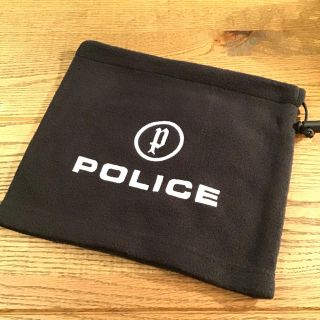 ポリス(POLICE)のPOLICE 2WAY ネックウォーマー ブラック ポリス(ネックウォーマー)