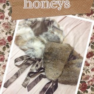 ハニーズ(HONEYS)のhoneys＊ティペットセット＊ラビット(マフラー/ショール)