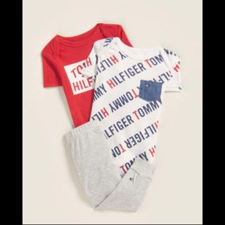 トミーヒルフィガー(TOMMY HILFIGER)のtommy ロンパース  3set(ロンパース)