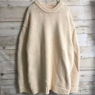 コモリ(COMOLI)のcrepuscule クレプスキュール　アイボリー　コットンニット　SIZE 2(ニット/セーター)