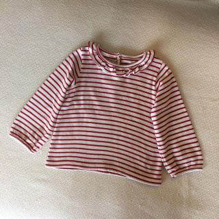 プチバトー(PETIT BATEAU)のプチバトー☆マリニエールトップス18M(シャツ/カットソー)