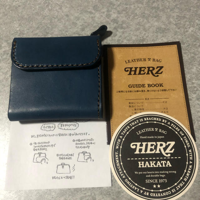 HERZ ヘルツ 財布 WS-1 デニムブルー　ライトウォレット　限定品