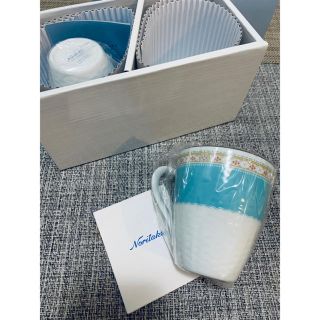 ノリタケ(Noritake)のNoritake ノリタケ　ペアマグカップブルー新品未使用(マグカップ)