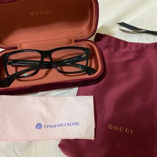 グッチ(Gucci)のGUCCI 伊達眼鏡　正規品(サングラス/メガネ)