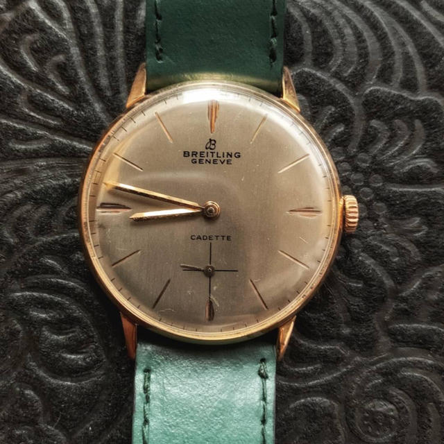 ブライトリング アンティーク腕時計 1945年製 OH済 ゴールド