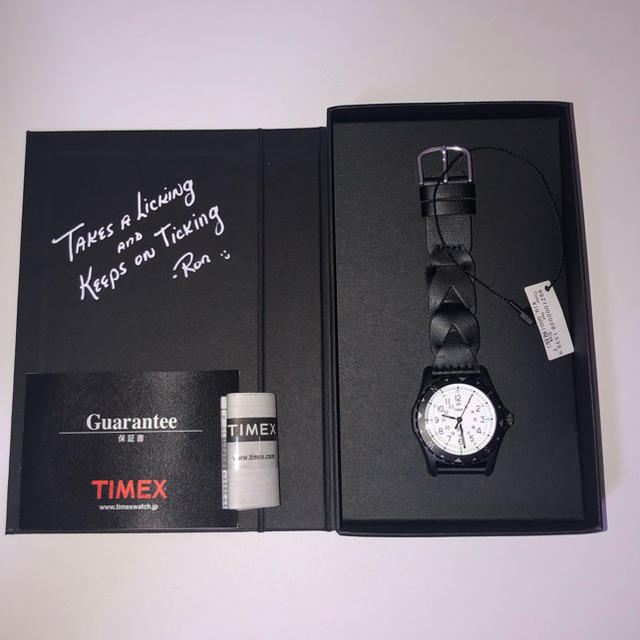 新品 TIMEX ロンハーマン 腕時計 黒