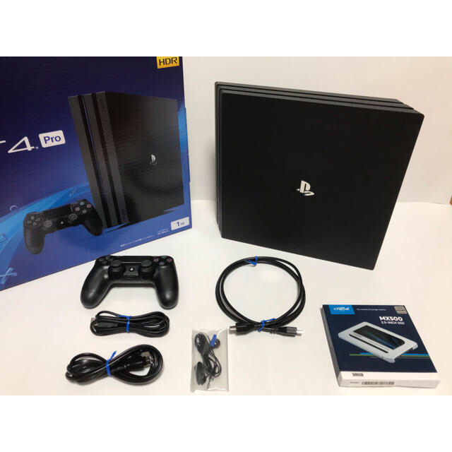 PS4 Pro CUH-7200BB01 1TB SSD500GB換装済