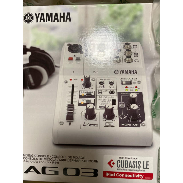 ヤマハ(ヤマハ)のYAMAHA AG03 楽器のDTM/DAW(オーディオインターフェイス)の商品写真