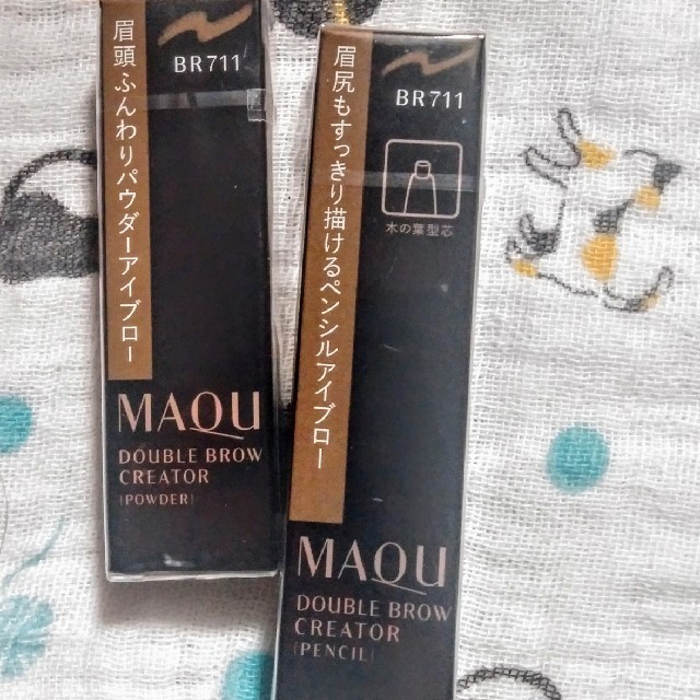 MAQuillAGE(マキアージュ)のMAQuillAGE ﾀﾞﾌﾞﾙﾌﾞﾛｰｸﾘｴｲﾀｰ ﾊﾟｳﾀﾞｰ&ﾍﾟﾝｼﾙ コスメ/美容のベースメイク/化粧品(パウダーアイブロウ)の商品写真