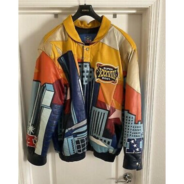 ジェフハミルトン jeff hamilton nfl スーパーボウル ジャケット メンズのジャケット/アウター(ブルゾン)の商品写真