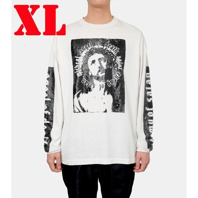 新品 XL Saint Micheal セントマイケル ロンT 白