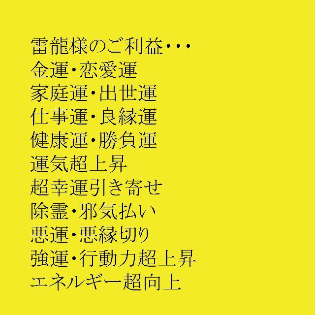 最強運 龍神 除霊浄化スプレー 雷龍神 雷昇龍 幸運 幸福 開運 金運その他