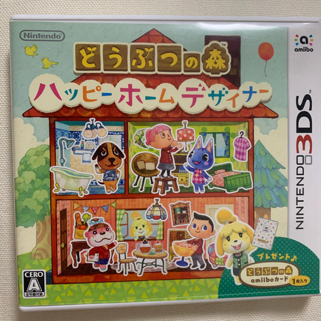 ニンテンドー3DS(ニンテンドー3DS)の3DS　ソフト どうぶつの森　 ハッピーホームデザイナー エンタメ/ホビーのゲームソフト/ゲーム機本体(携帯用ゲームソフト)の商品写真