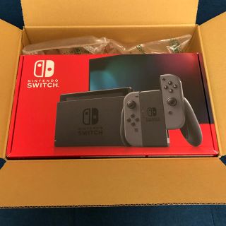 ニンテンドースイッチ(Nintendo Switch)のNintendo switch グレー 新型 新品 スイッチ 本体(家庭用ゲーム機本体)