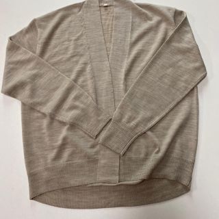 ムジルシリョウヒン(MUJI (無印良品))の無印　カーディガン　シルク混　新品(カーディガン)