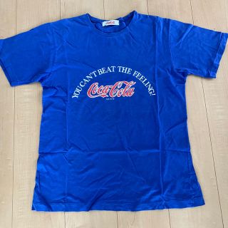 コカコーラ(コカ・コーラ)のCoca-Cola Tシャツ(青)(Tシャツ/カットソー(半袖/袖なし))