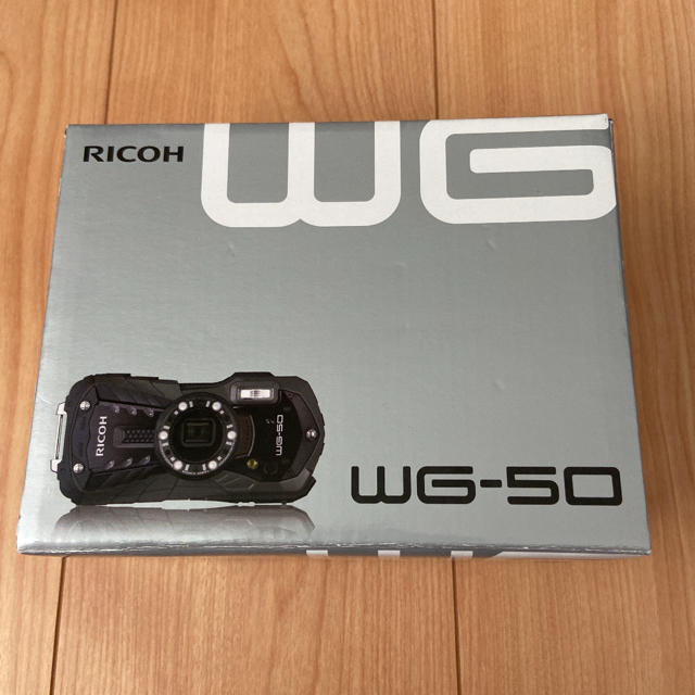 コンパクトデジタルカメラRICOH 防水デジタルカメラ RICOH WG-50 ブラック