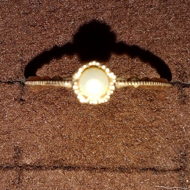 jupiter GOLD LABEL(ジュピターゴールドレーベル)のk10 パールリング　ジュピター レディースのアクセサリー(リング(指輪))の商品写真
