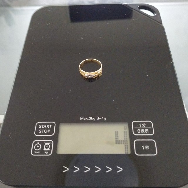 k18 18金 プラチナ ダイヤモンド コンビ リング メンズのアクセサリー(リング(指輪))の商品写真