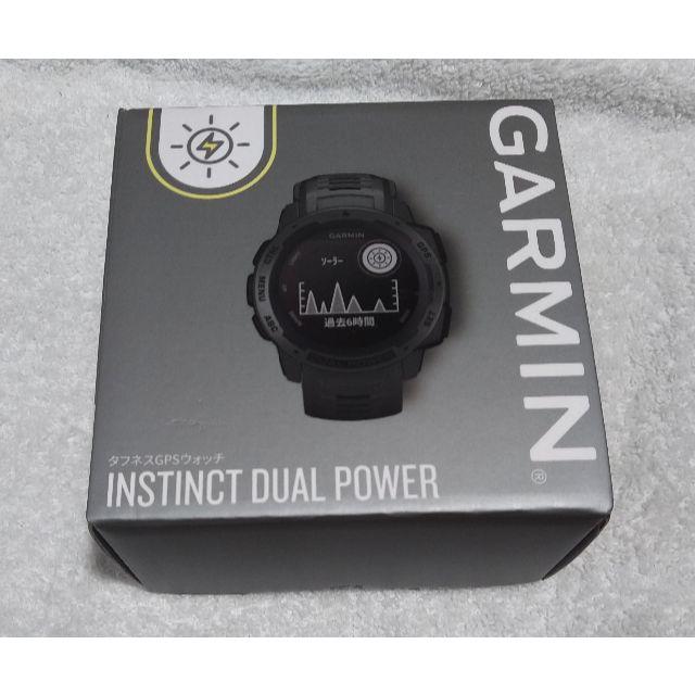 GARMIN ガーミン Instinct Dual Power Graphite-