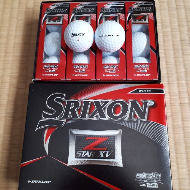 スリクソン  Z-STAR SRIXON 4ダース 新品　ピュアホワイト