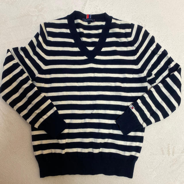 TOMMY HILFIGER(トミーヒルフィガー)のTOMMY HILFIGER  ニット　長袖　Vネック レディースのトップス(ニット/セーター)の商品写真