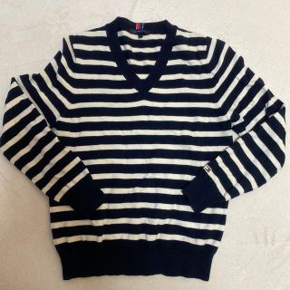 トミーヒルフィガー(TOMMY HILFIGER)のTOMMY HILFIGER  ニット　長袖　Vネック(ニット/セーター)