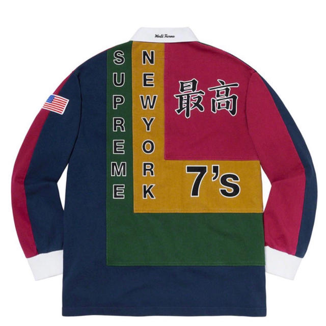 Supreme(シュプリーム)のsupreme 7s rugby ポロシャツ　2020ss XL size メンズのトップス(ポロシャツ)の商品写真