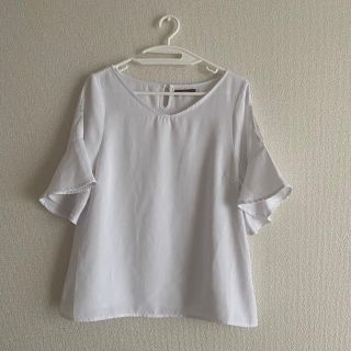 アーバンリサーチ(URBAN RESEARCH)のアーバンリサーチ☆袖が可愛い　ブラウス☆トップス　カットソー(シャツ/ブラウス(半袖/袖なし))