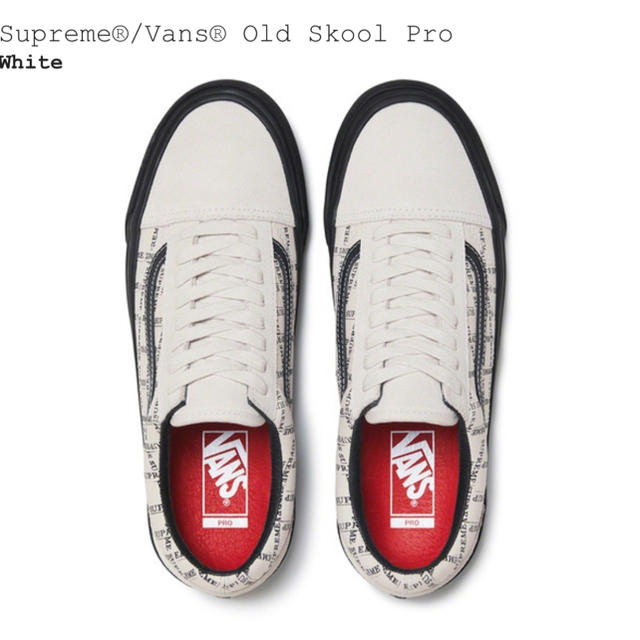 supreme vans old school grid white us8