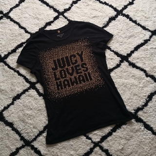 ジューシークチュール(Juicy Couture)の【まあ様専用】ジューシークチュールTシャツ　　　　黒&白　２枚　(Tシャツ(半袖/袖なし))