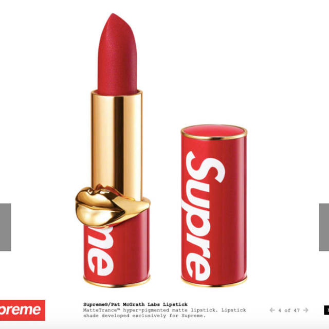 Supreme(シュプリーム)のsupreme lipstick コスメ/美容のベースメイク/化粧品(口紅)の商品写真