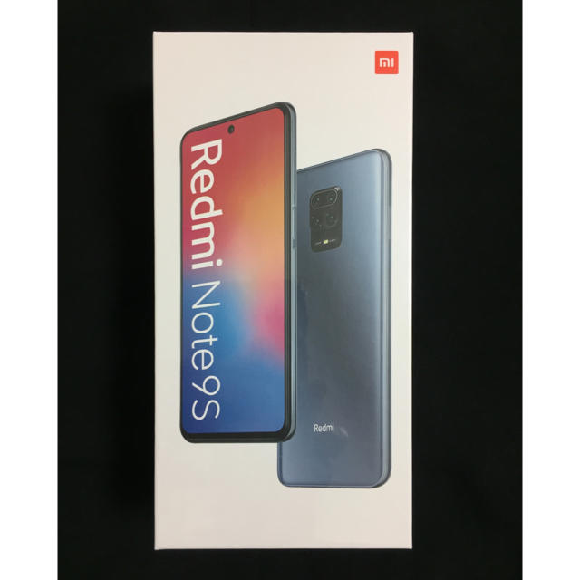 xiaomiのRedmi Note 9S 128GBのグレー