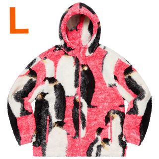 シュプリーム(Supreme)のSupreme Penguins Hooded Fleece Jacket L(パーカー)