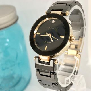 アンクライン(ANNE KLEIN)のアンクライン　レディース腕時計　新品電池　1Pダイヤ　43(腕時計)