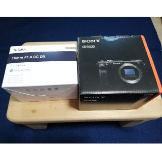 SONY α6600 ヨドバシ5年保証付+SIGMA 16mm F1.4