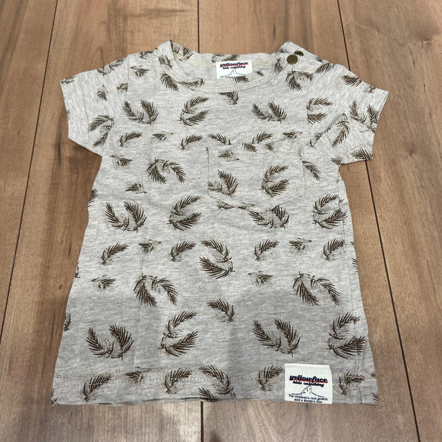 イエローフェイス　80 Tシャツ キッズ/ベビー/マタニティのベビー服(~85cm)(Ｔシャツ)の商品写真