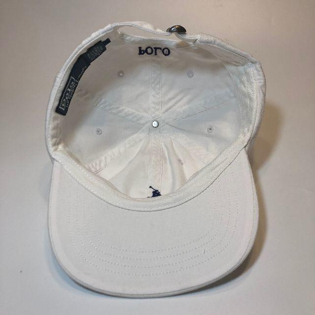 POLO RALPH LAUREN(ポロラルフローレン)の新品 未使用 ポロ ラルフローレン ポニー キャップ 白 N104B メンズの帽子(キャップ)の商品写真
