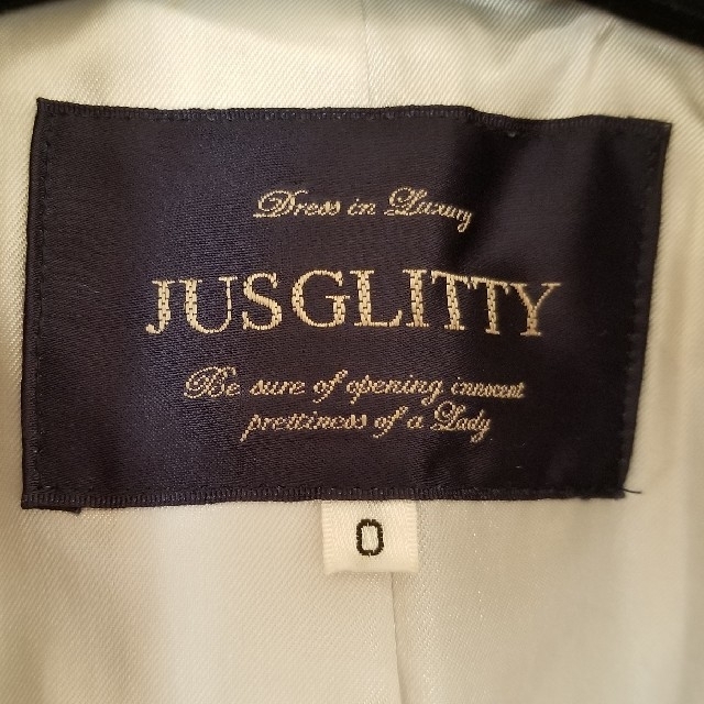 JUSGLITTY(ジャスグリッティー)のジャスグリッティーコクーンチェスターコート レディースのジャケット/アウター(チェスターコート)の商品写真