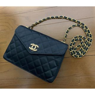 シャネル(CHANEL)のそらじろう様専用。シャネル ラインストーン マトラッセ チェーンバッグ(ショルダーバッグ)